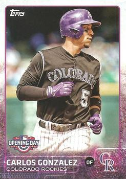 2015 Topps Opening Day #41 Carlos Gonzalez Front