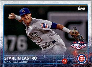 2015 Topps Opening Day #58 Starlin Castro Front