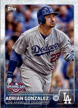 2015 Topps Opening Day #63 Adrian Gonzalez Front