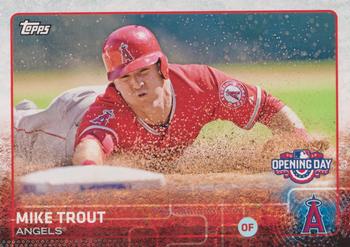 2015 Topps Opening Day #77 Mike Trout Front