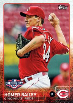 2015 Topps Opening Day #1 Homer Bailey Front
