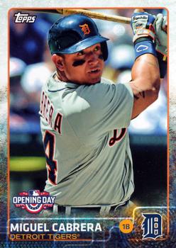 2015 Topps Opening Day #20 Miguel Cabrera Front