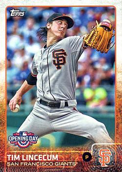 2015 Topps Opening Day #24 Tim Lincecum Front