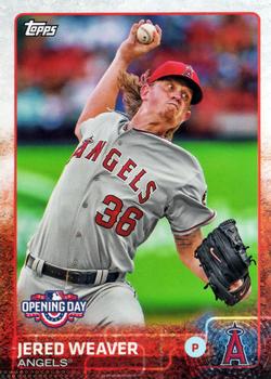 2015 Topps Opening Day #79 Jered Weaver Front