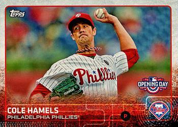 2015 Topps Opening Day #153 Cole Hamels Front