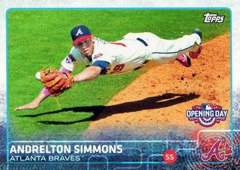 2015 Topps Opening Day #171 Andrelton Simmons Front