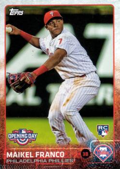 2015 Topps Opening Day #185 Maikel Franco Front