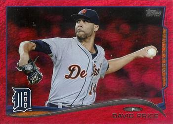 2014 Topps Update - Red Foil #US-7 David Price Front
