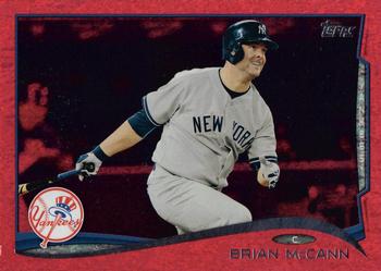 2014 Topps Update - Red Foil #US-12 Brian McCann Front