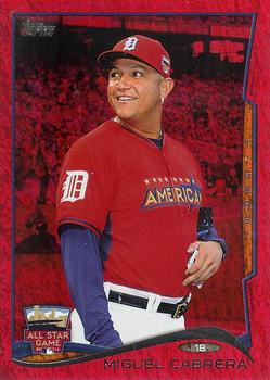 2014 Topps Update - Red Foil #US-53 Miguel Cabrera Front