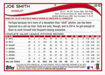 2014 Topps Update - Red Foil #US-157 Joe Smith Back
