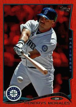 2014 Topps Update - Red Foil #US-22 Kendrys Morales Front