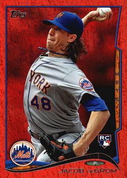 2014 Topps Update - Red Foil #US-50 Jacob deGrom Front