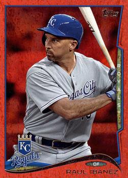 2014 Topps Update - Red Foil #US-58 Raul Ibanez Front