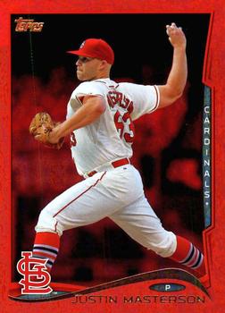 2014 Topps Update - Red Foil #US-71 Justin Masterson Front