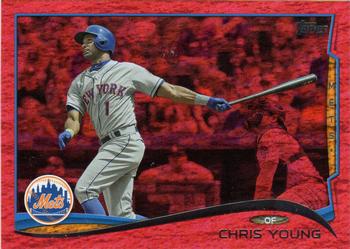 2014 Topps Update - Red Foil #US-72 Chris Young Front