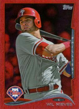 2014 Topps Update - Red Foil #US-77 Wil Nieves Front