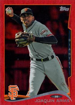 2014 Topps Update - Red Foil #US-82 Joaquin Arias Front