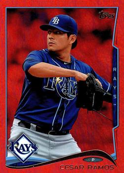 2014 Topps Update - Red Foil #US-86 Cesar Ramos Front