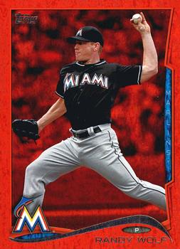2014 Topps Update - Red Foil #US-120 Randy Wolf Front