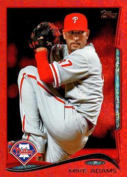 2014 Topps Update - Red Foil #US-129 Mike Adams Front