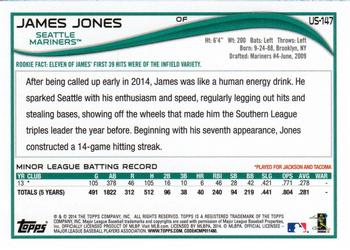 2014 Topps Update - Red Foil #US-147 James Jones Back