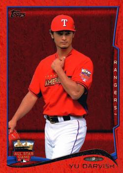 2014 Topps Update - Red Foil #US-154 Yu Darvish Front