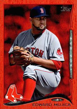 2014 Topps Update - Red Foil #US-161 Edward Mujica Front
