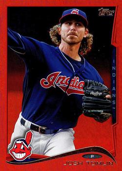2014 Topps Update - Red Foil #US-164 Josh Tomlin Front