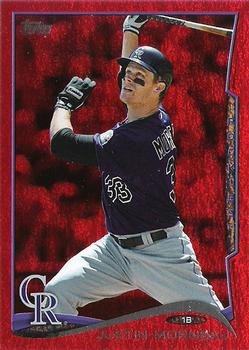 2014 Topps Update - Red Foil #US-165 Justin Morneau Front
