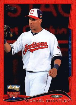 2014 Topps Update - Red Foil #US-176 Michael Brantley Front