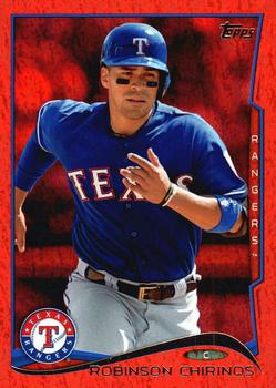 2014 Topps Update - Red Foil #US-193 Robinson Chirinos Front