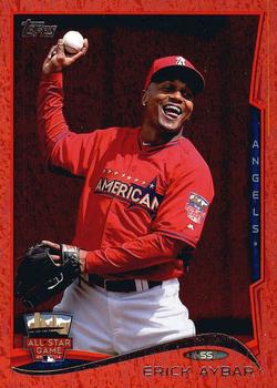 2014 Topps Update - Red Foil #US-246 Erick Aybar Front