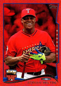 2014 Topps Update - Red Foil #US-254 Adrian Beltre Front