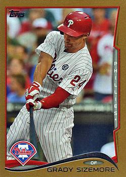 2014 Topps Update - Gold #US-33 Grady Sizemore Front