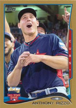 2014 Topps Update - Gold #US-98 Anthony Rizzo Front
