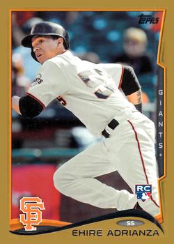 2014 Topps Update - Gold #US-105 Ehire Adrianza Front