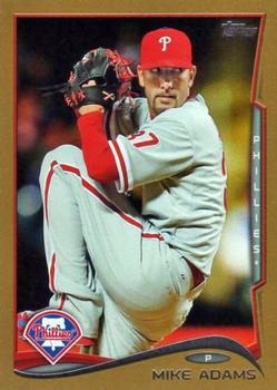 2014 Topps Update - Gold #US-129 Mike Adams Front
