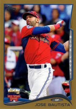 2014 Topps Update - Gold #US-173 Jose Bautista Front