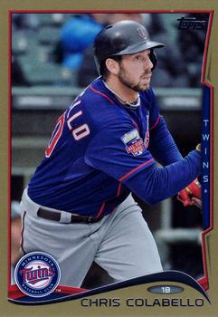 2014 Topps Update - Gold #US-182 Chris Colabello Front