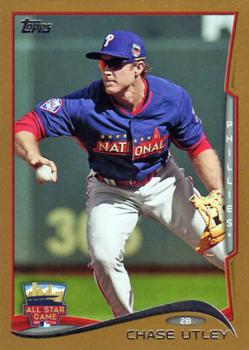 2014 Topps Update - Gold #US-292 Chase Utley Front