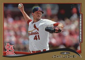 2014 Topps Update - Gold #US-117 John Lackey Front