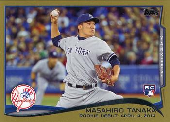2014 Topps Update - Gold #US-25 Masahiro Tanaka Front