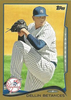 2014 Topps Update - Gold #US-69 Dellin Betances Front