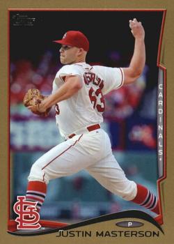 2014 Topps Update - Gold #US-71 Justin Masterson Front