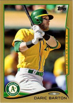 2014 Topps Update - Gold #US-76 Daric Barton Front