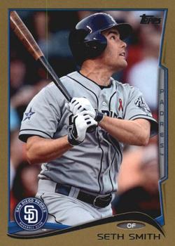 2014 Topps Update - Gold #US-81 Seth Smith Front
