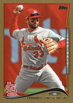 2014 Topps Update - Gold #US-85 Daniel Descalso Front
