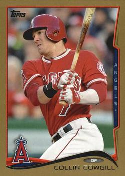 2014 Topps Update - Gold #US-106 Collin Cowgill Front