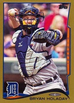 2014 Topps Update - Gold #US-117 Bryan Holaday Front